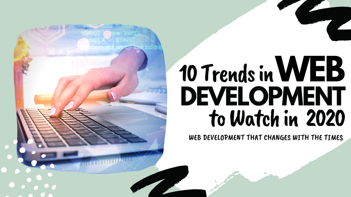 Top wed development trends in 2020