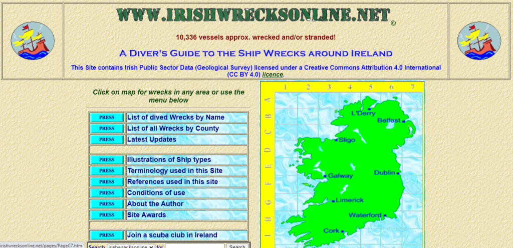 Irish Wrecks Online