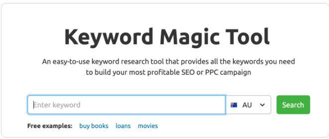 Keyword Research tool